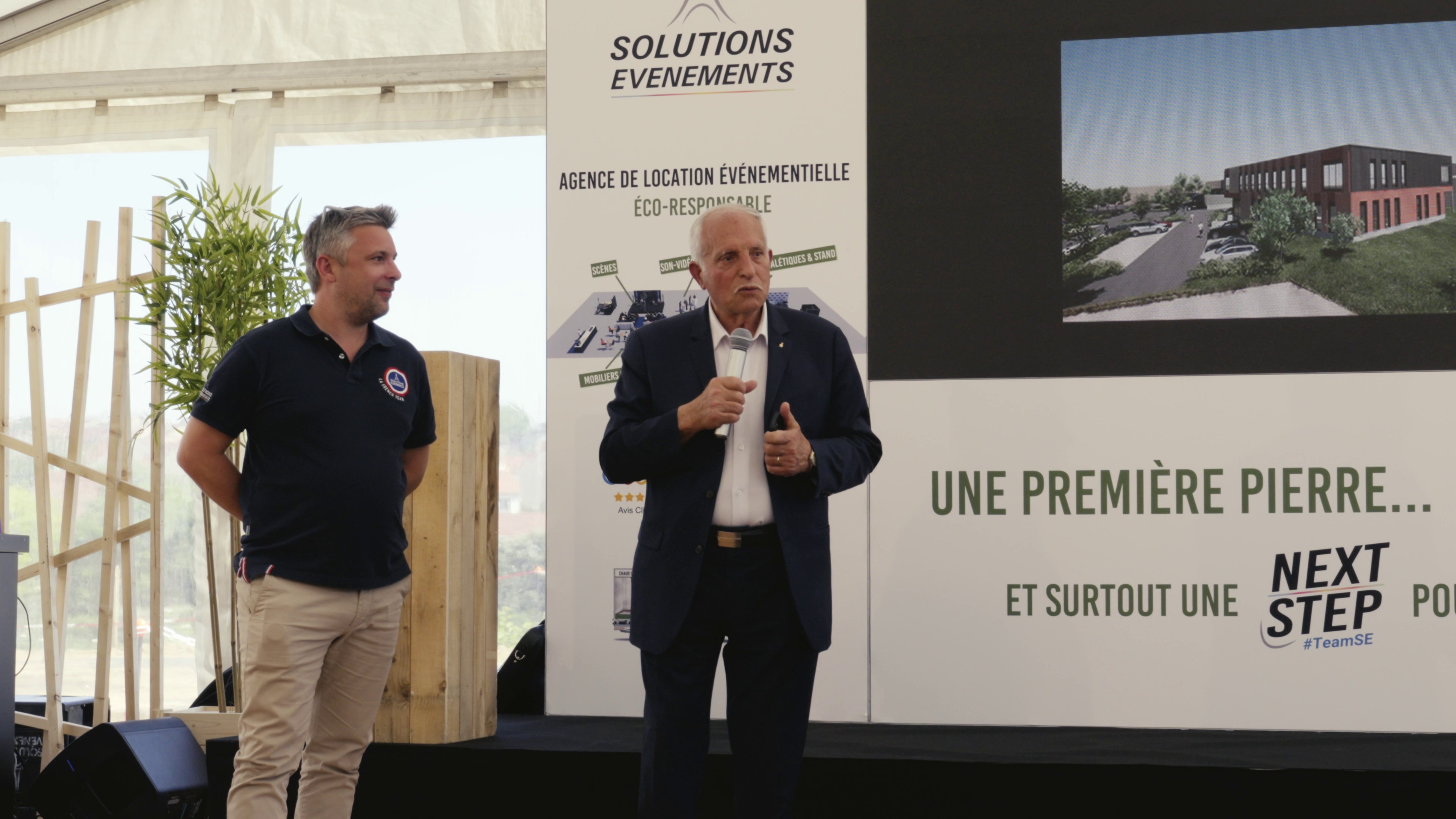 Pose de 1ère pierre : Solutions Événements inaugure son futur siège