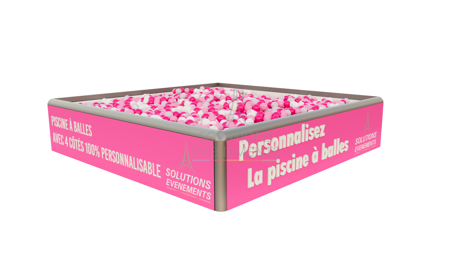 Location piscine à balles personnalisée
