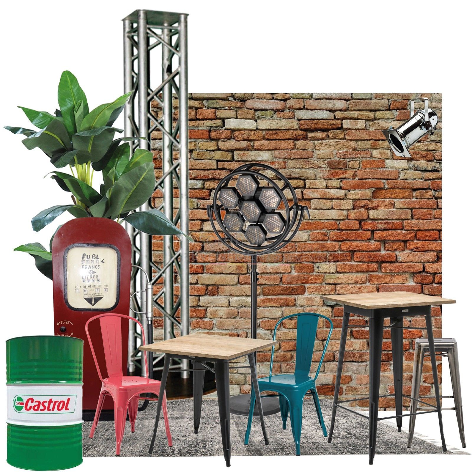 Pompe à essence vintage - Visuel 4