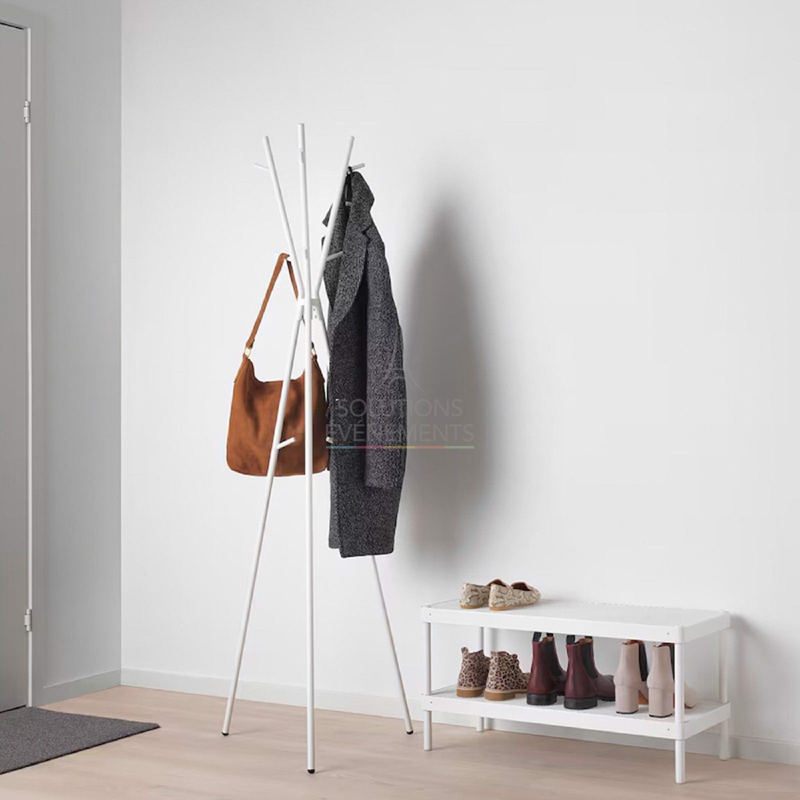 Porte-manteau Edgar - Blanc - Visuel 2