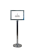 Horizontal chrome indicator post