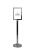 Vertical chrome indicator post