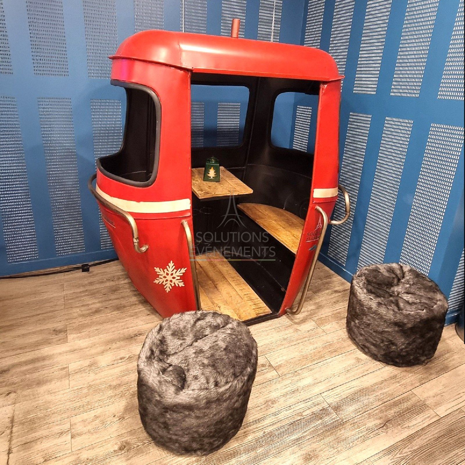 Pouf fourrure - Visuel 3