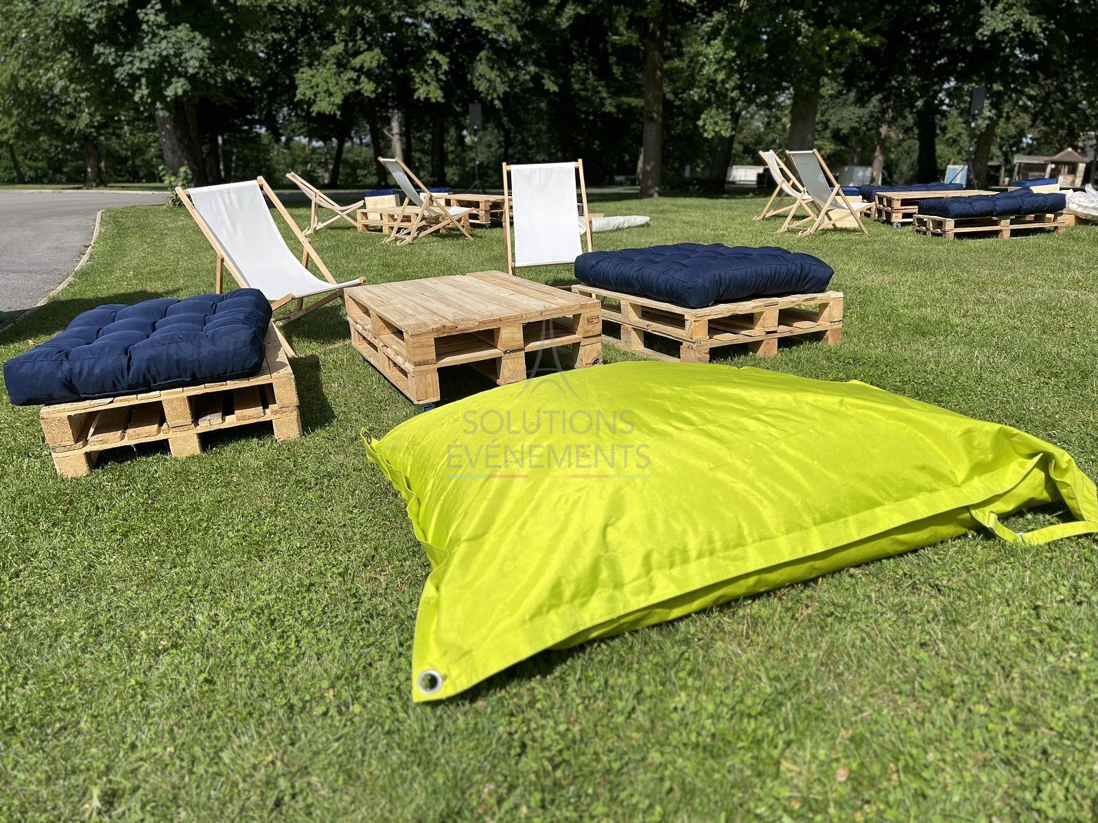 Pouf géant Vert - Visuel 5