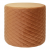 Raphael Velvet Pouf Orange