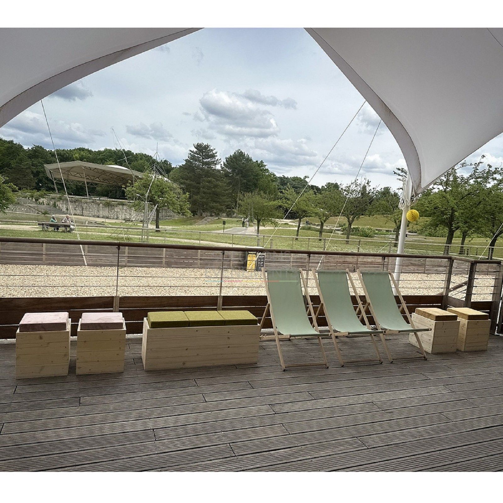 Pouf Senlis - Velours Rose - Visuel 3