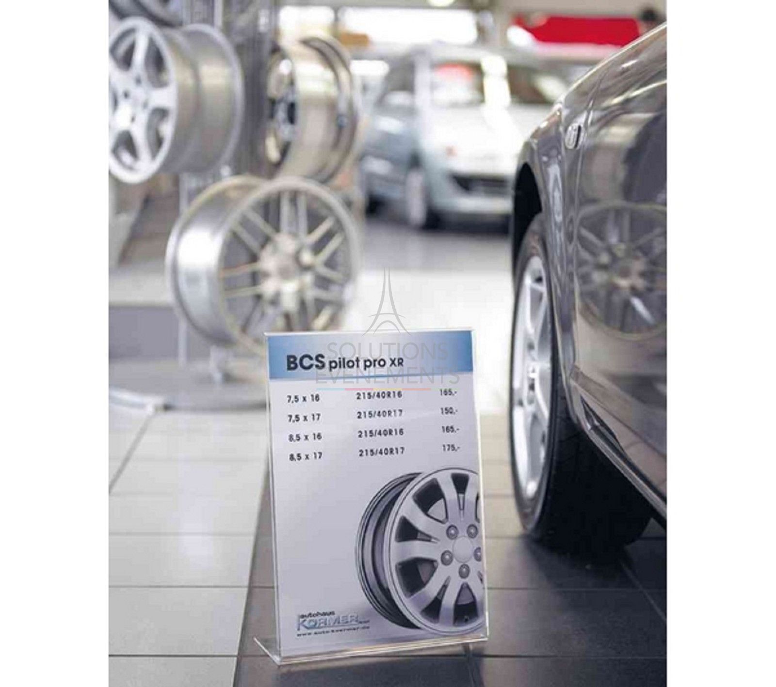 Présentoir de table plexi transparent A4 - Visuel 4