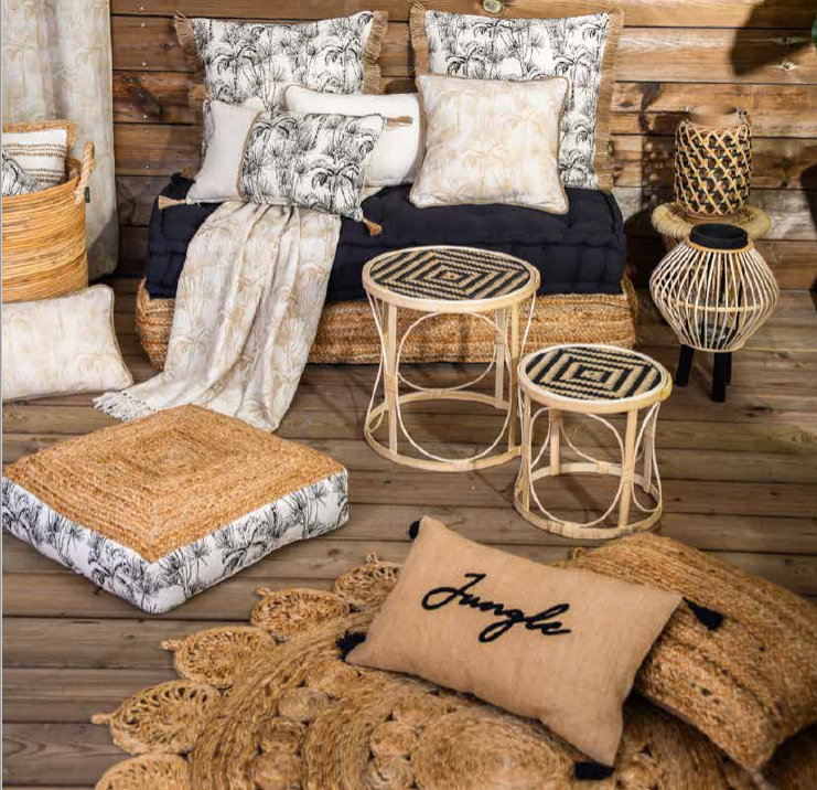 Rattan Bamboo coffee table - Visual 2