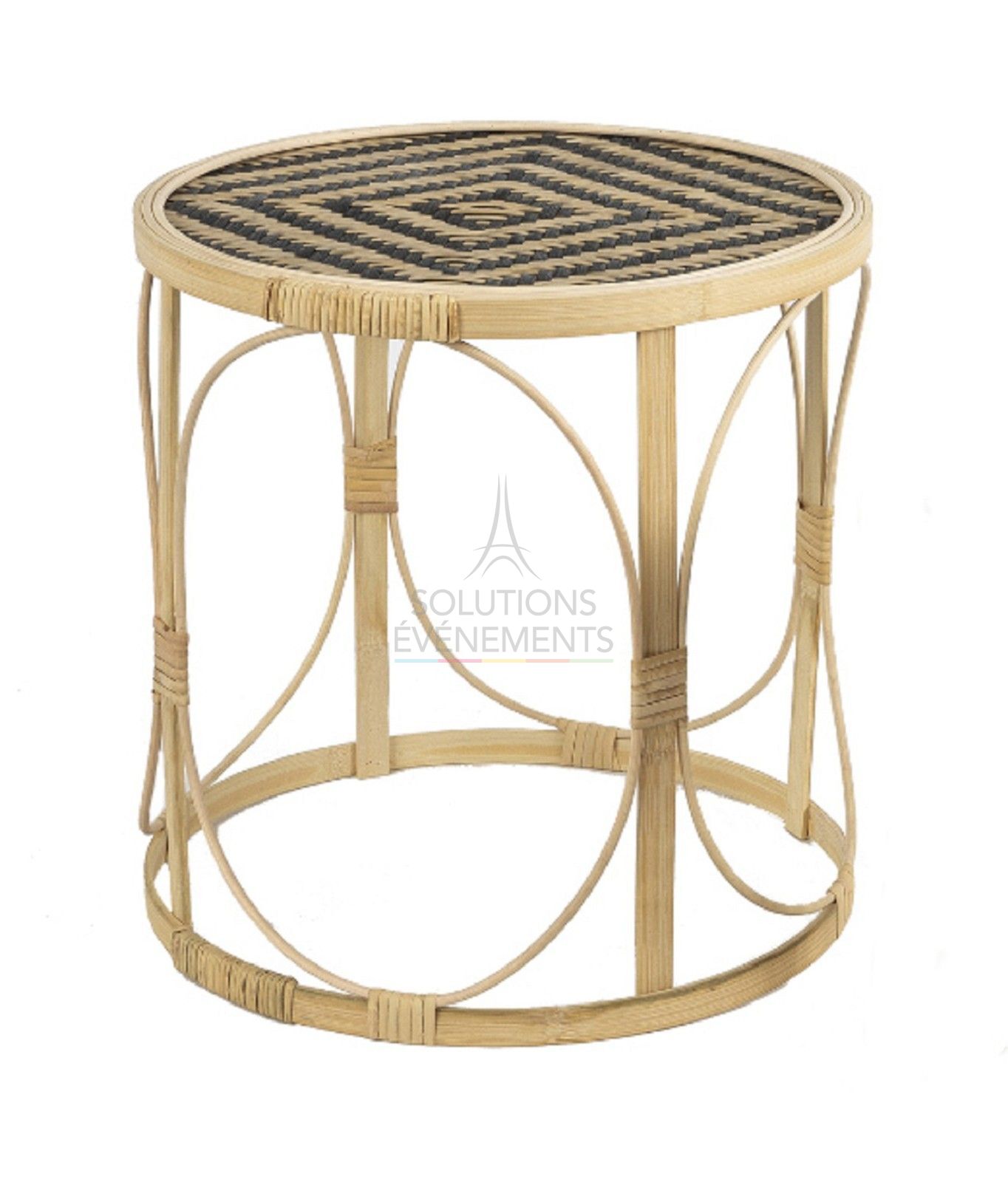 Rattan Bamboo table rental
