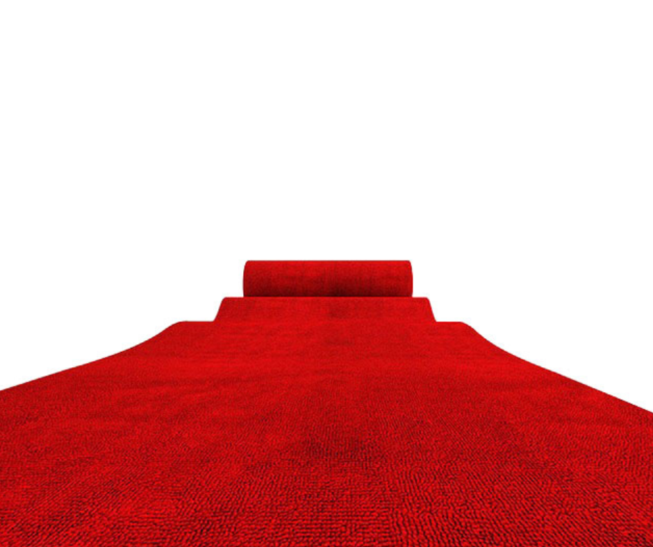 Red carpet rental for your events