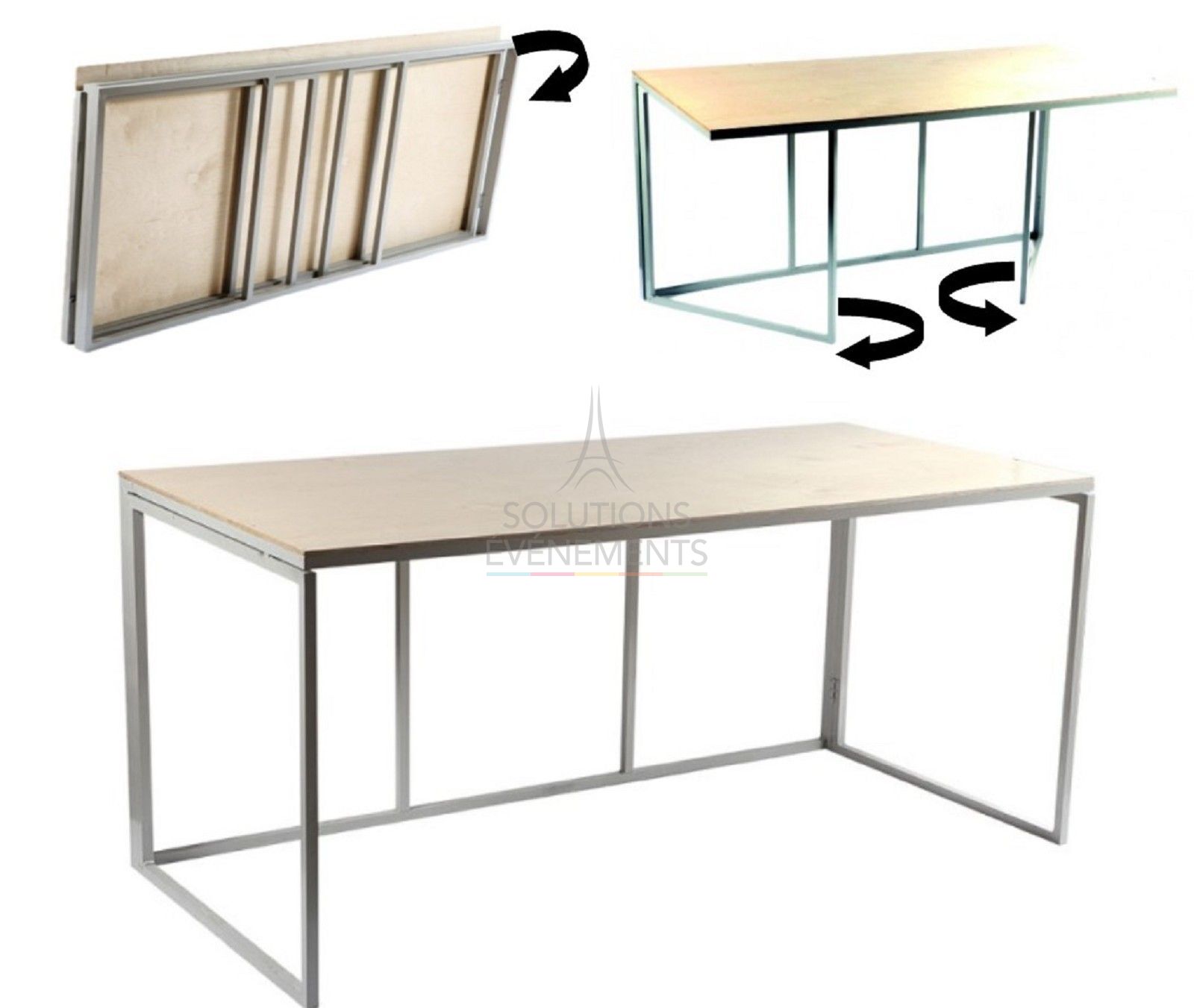 Red folding sideboard - Visual 2