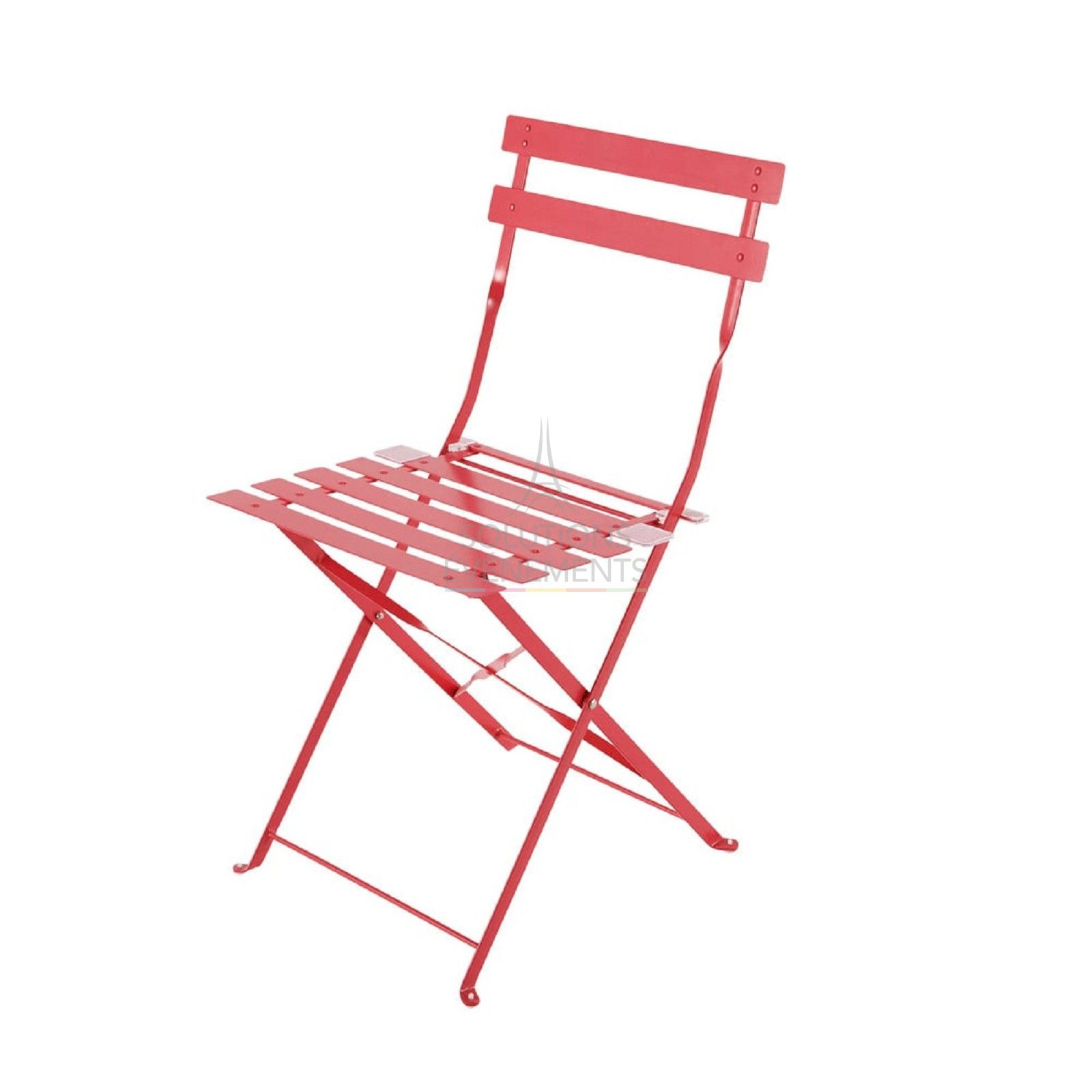Rental of folding metal garden chairs