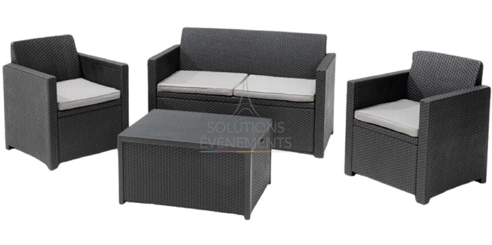 Rental of lounge garden furniture