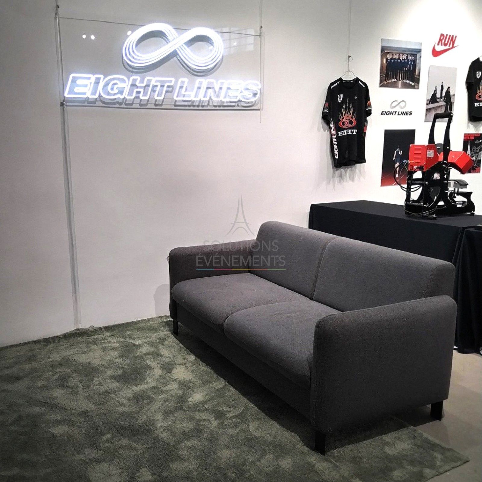 Robin sofa gray fabric - Visual 6