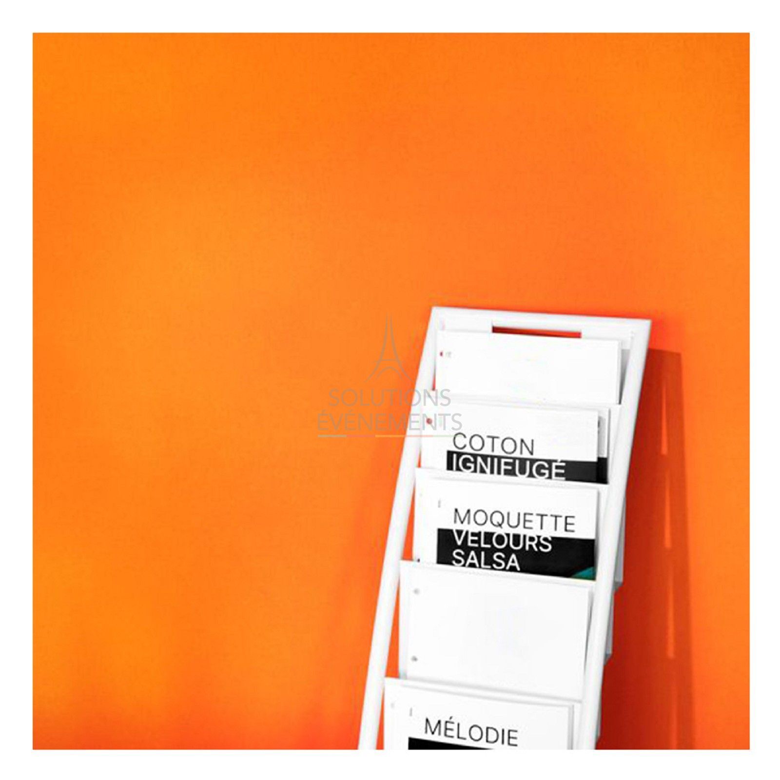 Rouleau coton gratté orange 140g - 0117015 - Visuel 4