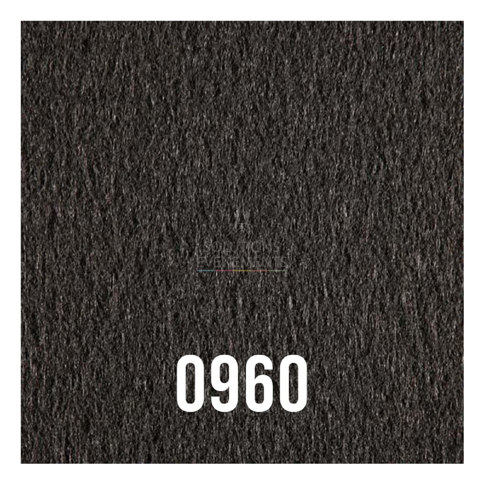 Rouleau moquette grise foncée 0960 - Visuel 1