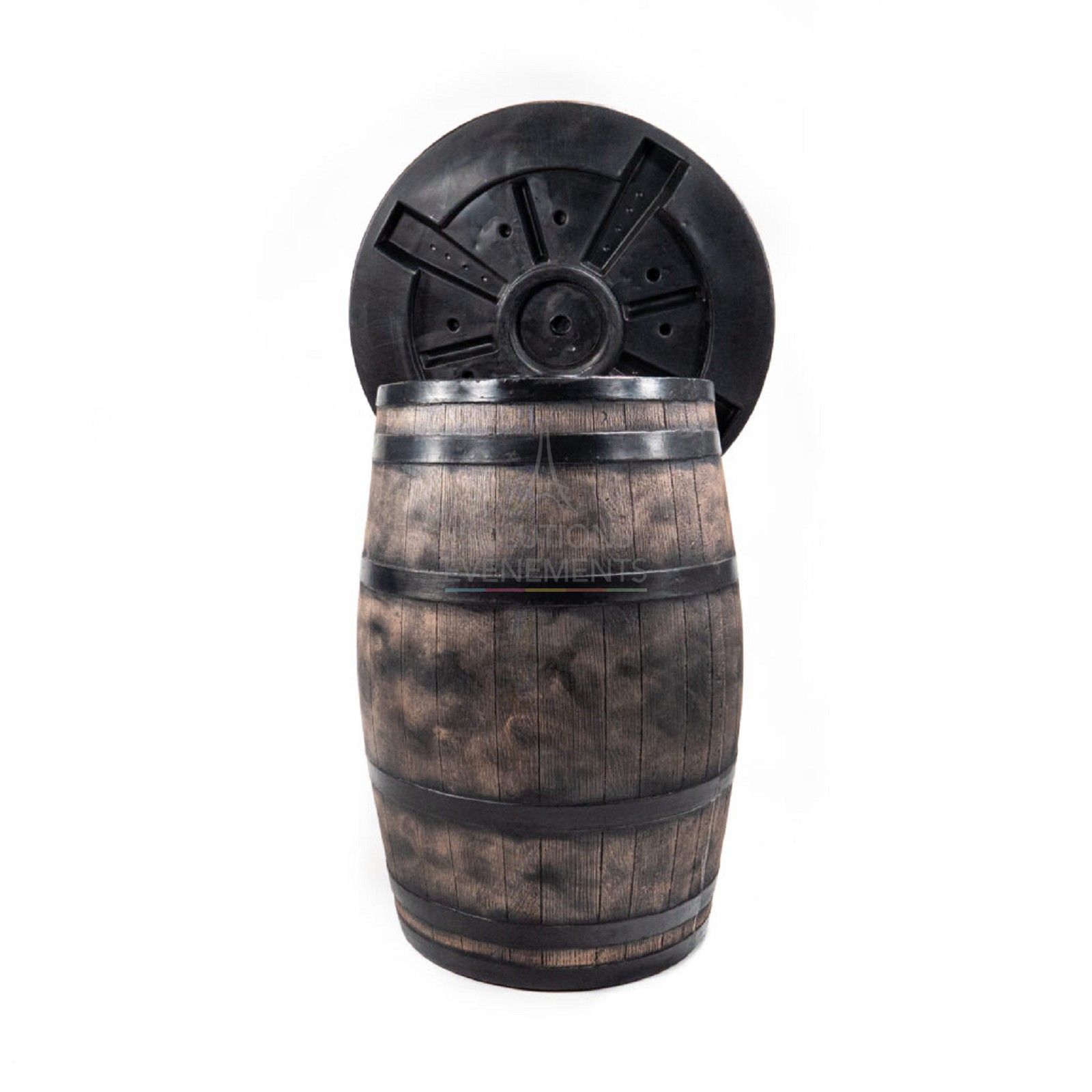 Salon Tonneau JACK - Mange debout + 3 tabourets - Visuel 4