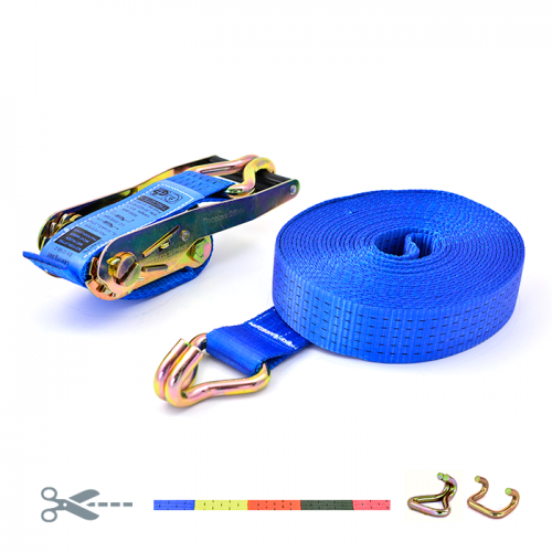 Sangle a cliquet 50 mm 5 tonnes, 5m50 BLEU