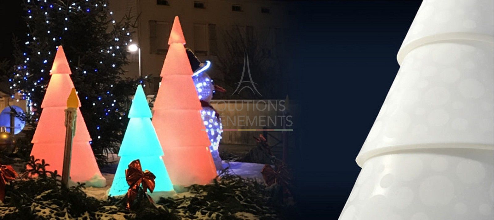Sapin lumineux MODULO - LED 350 cm - Visuel 2
