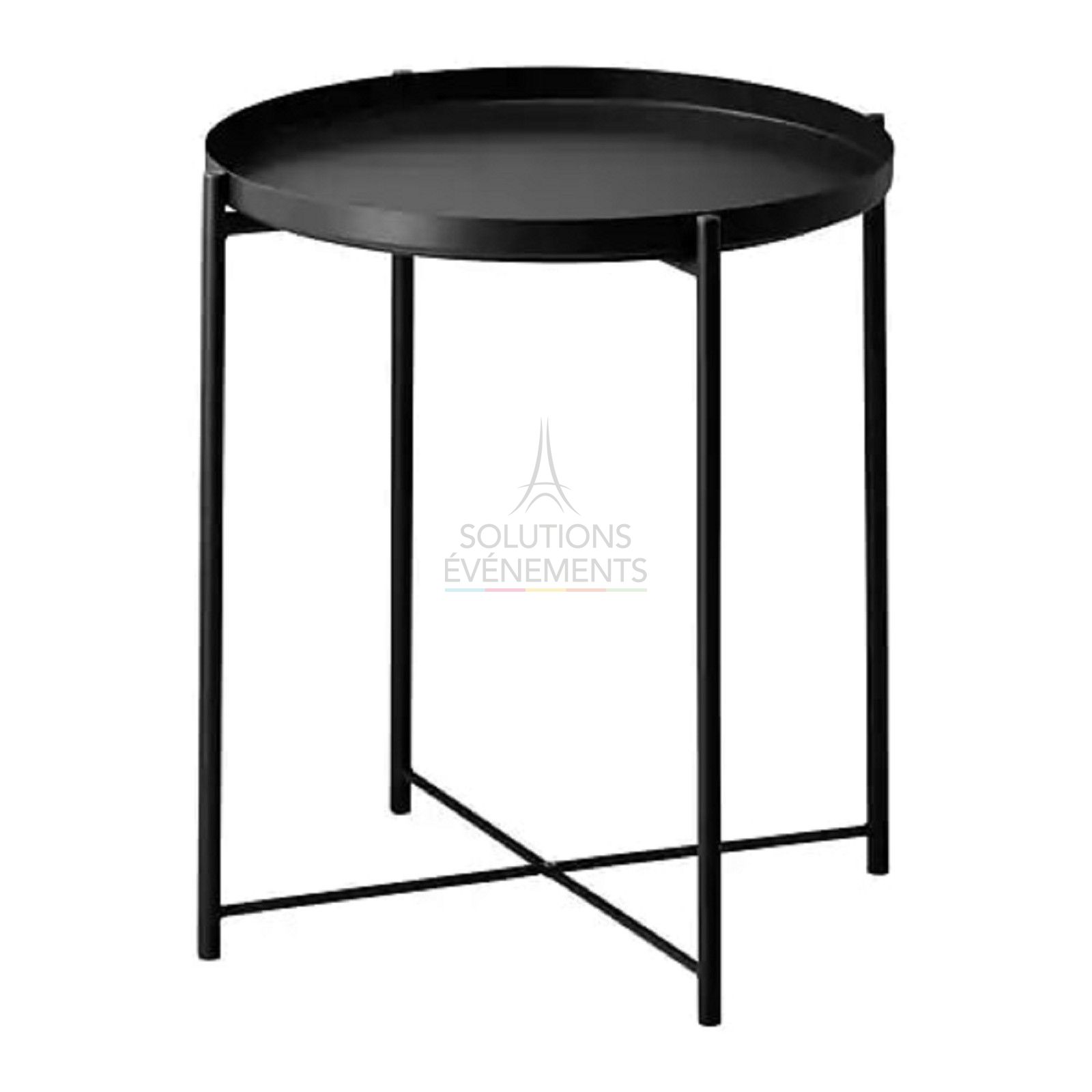 Location de table basse scandinave en acier