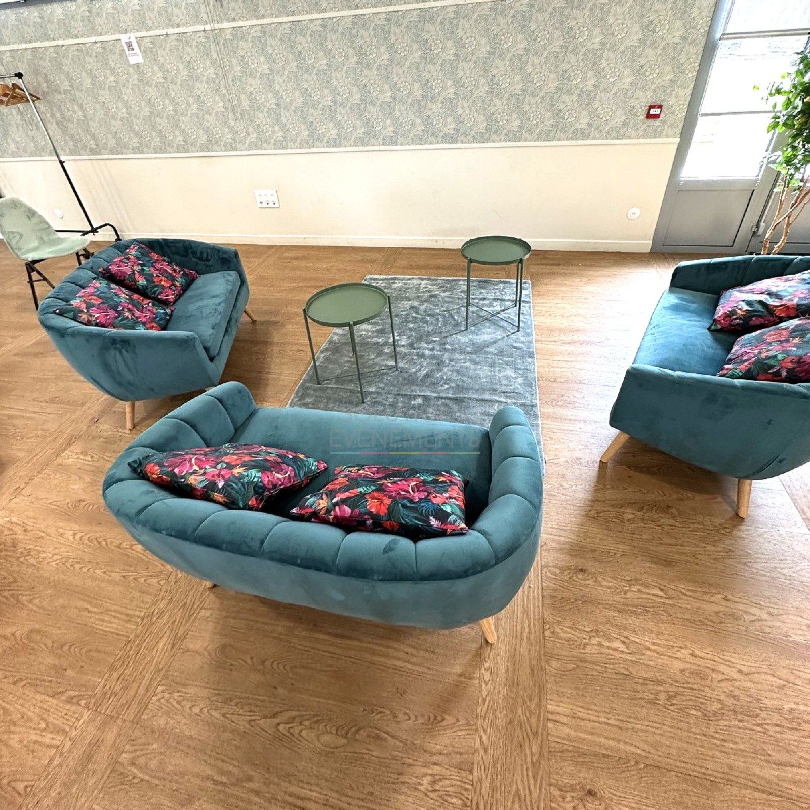 Scandinavian Malmo green coffee table - Visual 6