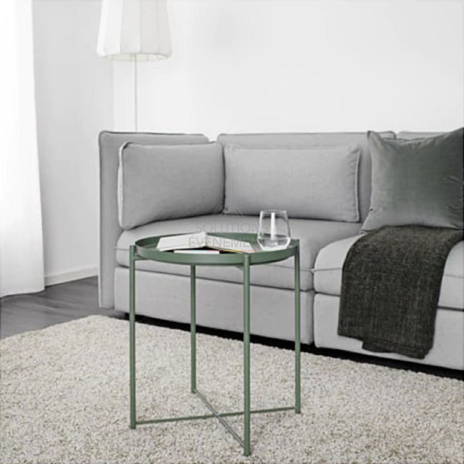 Scandinavian Malmo green coffee table - Visual 2