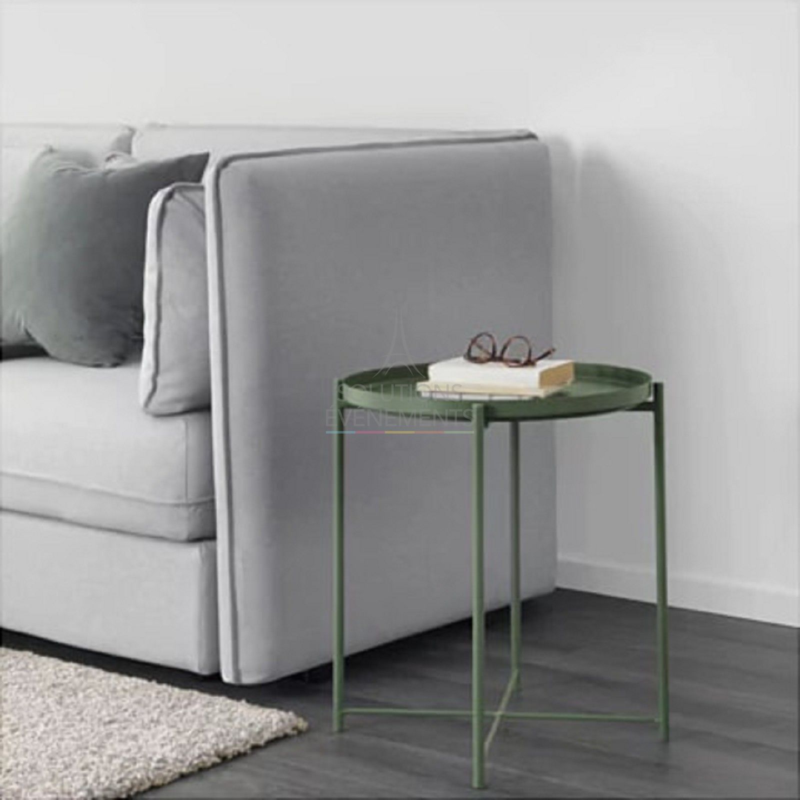 Scandinavian Malmo green coffee table - Visual 3