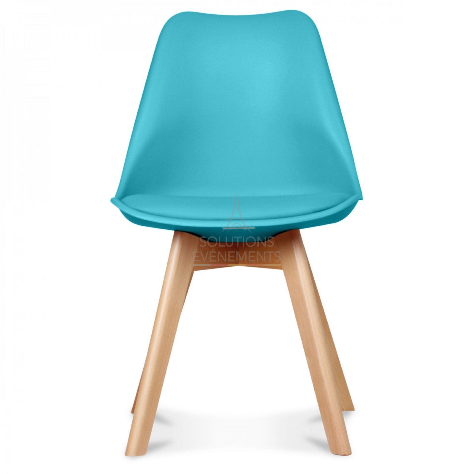 Scandinavian sky blue chair - Visual 2