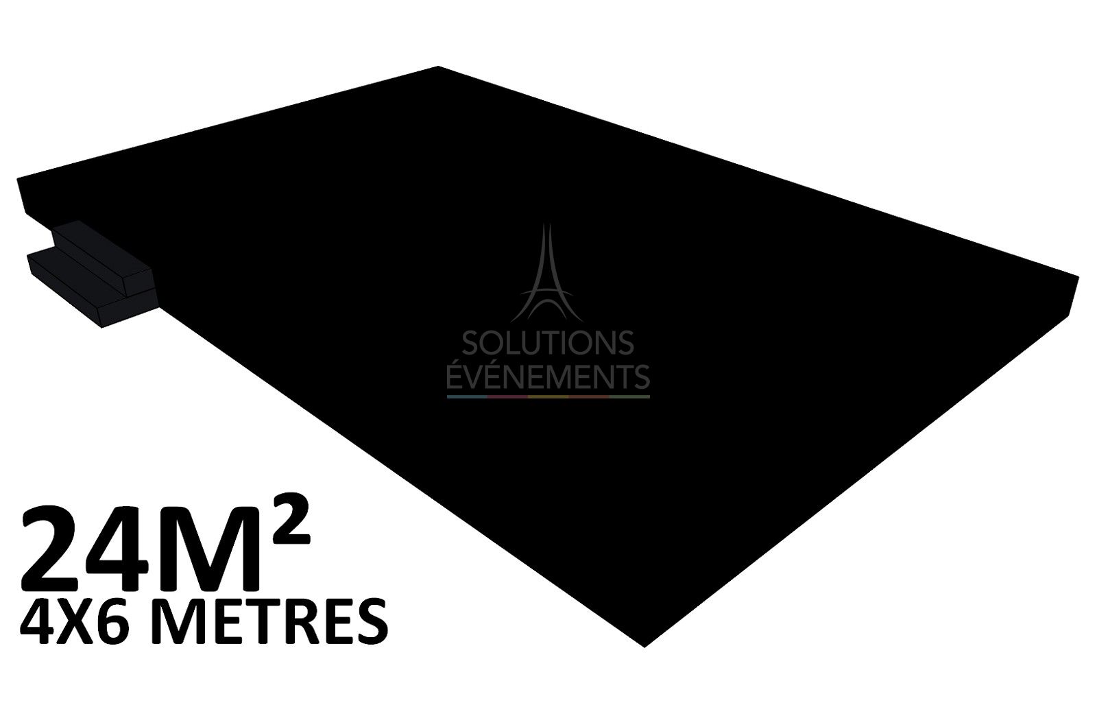 Estrade 24m² premium pour convention et remise de prix