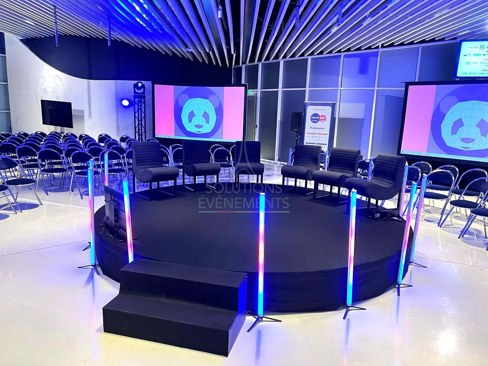 Scène ronde habillée - Diamètre 4m  - H20cm  - Visuel 3