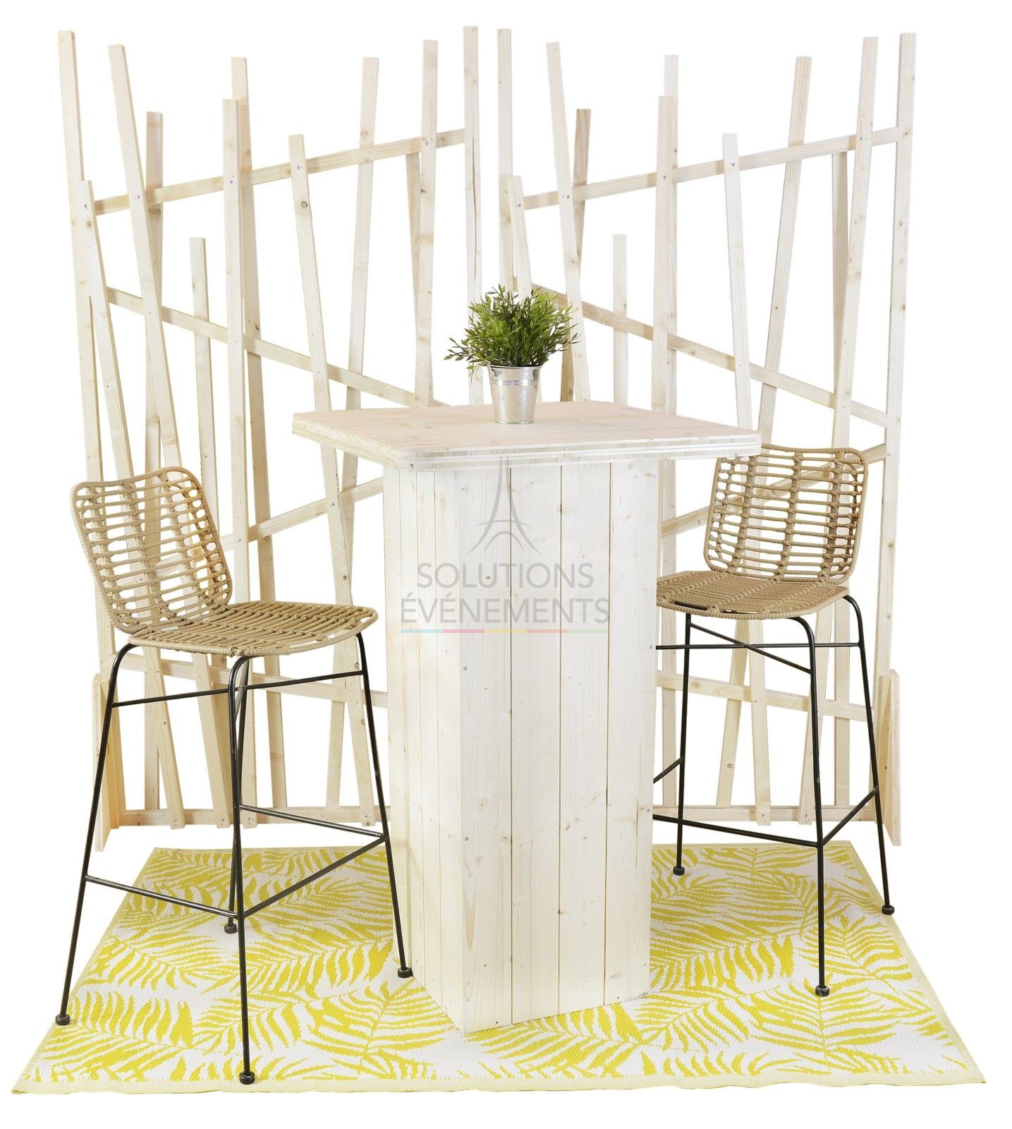 Senlis standing table - Square Tray - Visual 2