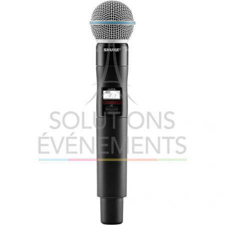 Shure QLX24 BETA58 Wireless Microphone - Visual 2