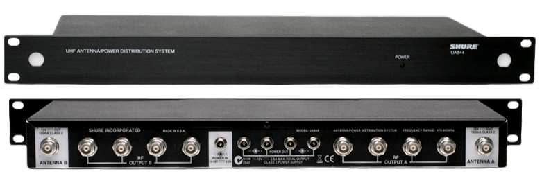 Rental of long range antenna distributor for Shure microphone