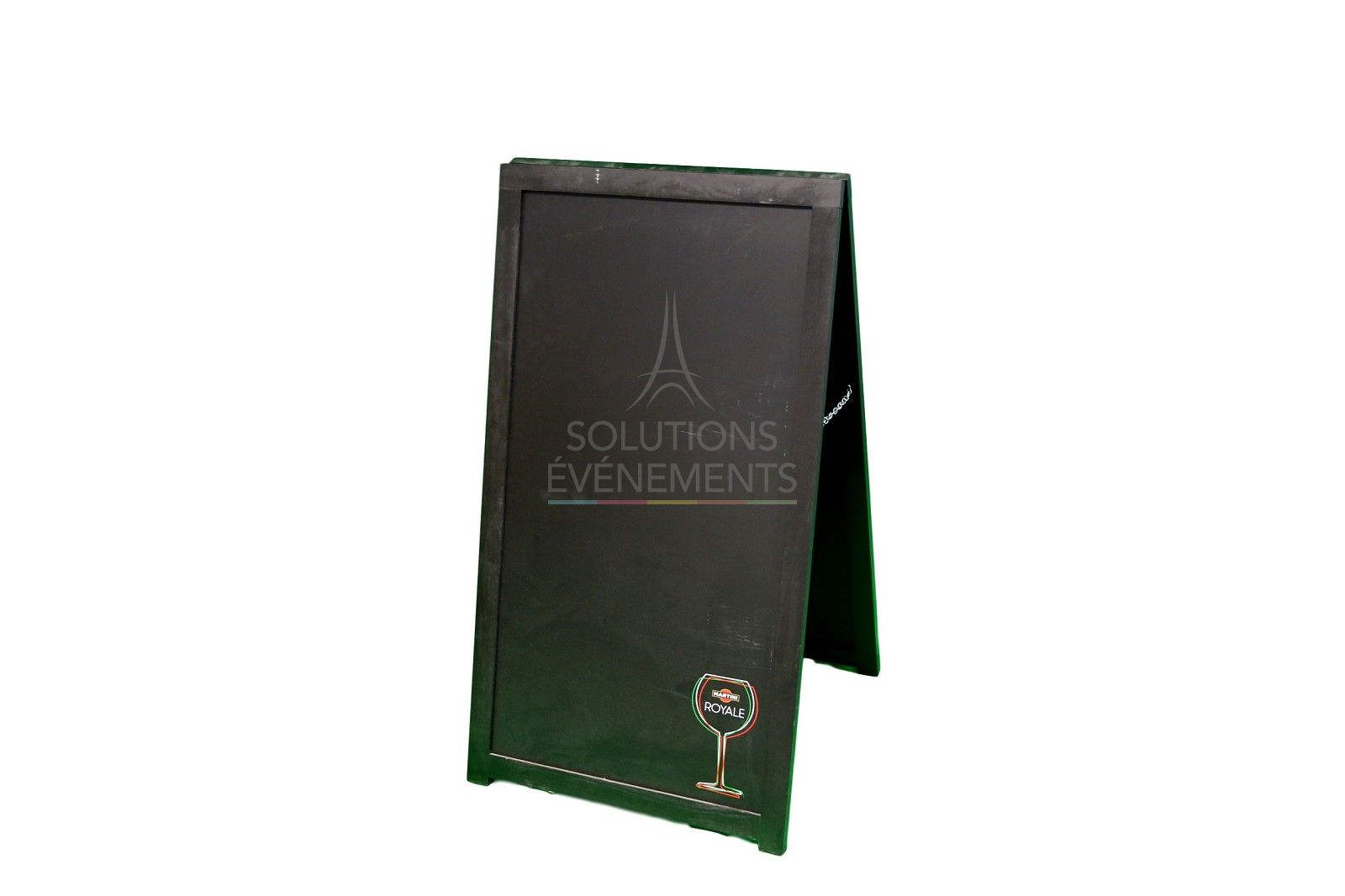 Rental of sidewalk easel for bistro and restaurant decoration