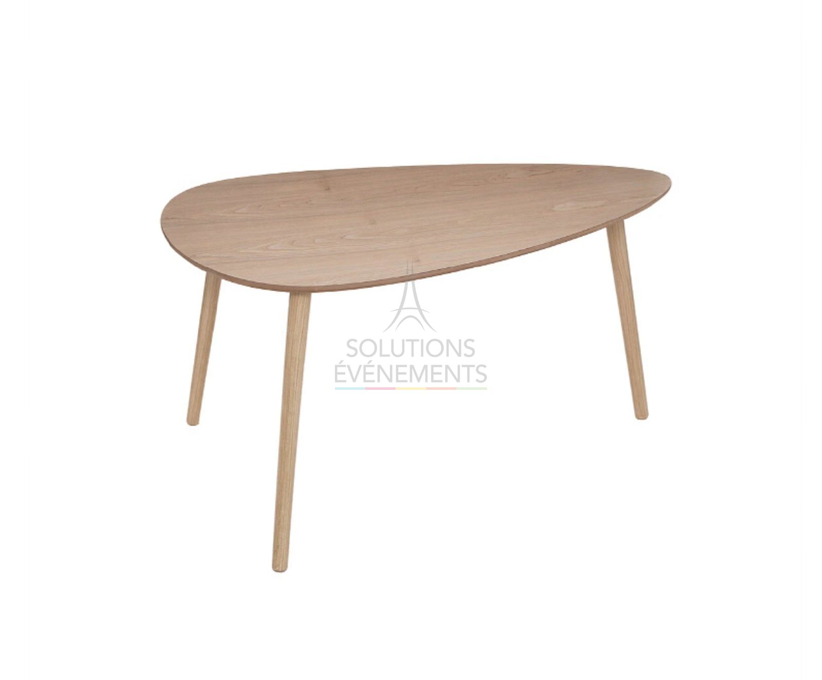 Scandinavian style coffee table rental