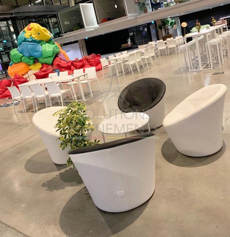 Smart Air White Inflatable Armchair - Visual 4