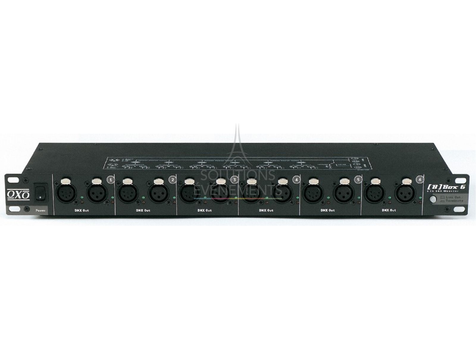 Location Splitter DMX OXO 6 sorties