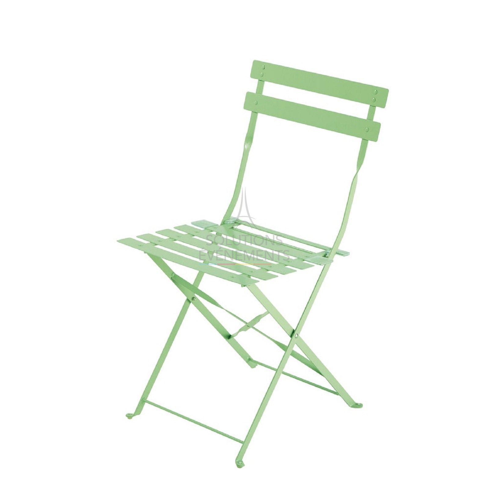 Rental of folding metal garden chairs