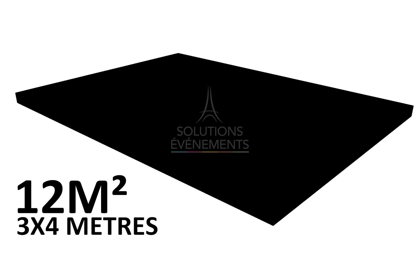 Stage 12m2 height 20cm dressed - Visual 1