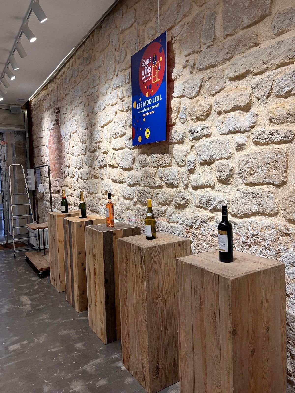 Stèle vintage en bois - 110cm - Visuel 3