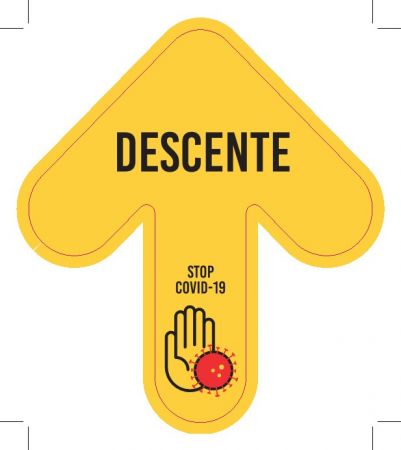 Sticker 'FLECHE ESCALIER - DESCENTE'