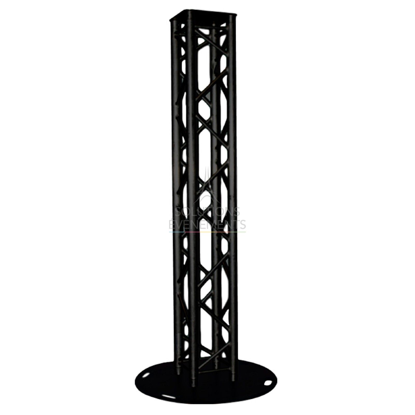 Structure en Totem noire - 2m  - Visuel 1