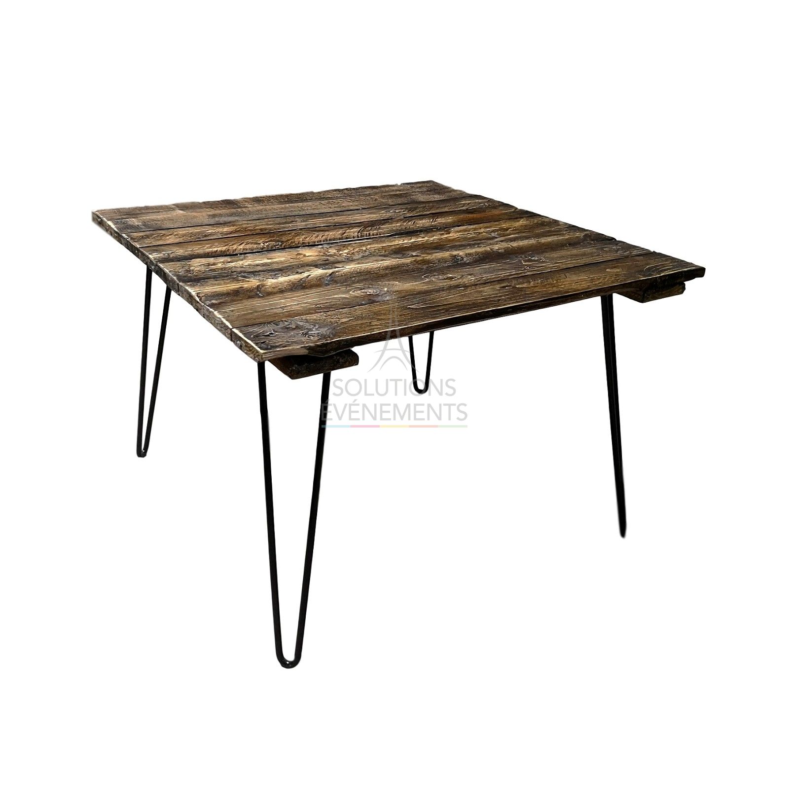 Location de table basse design vintage et industriel