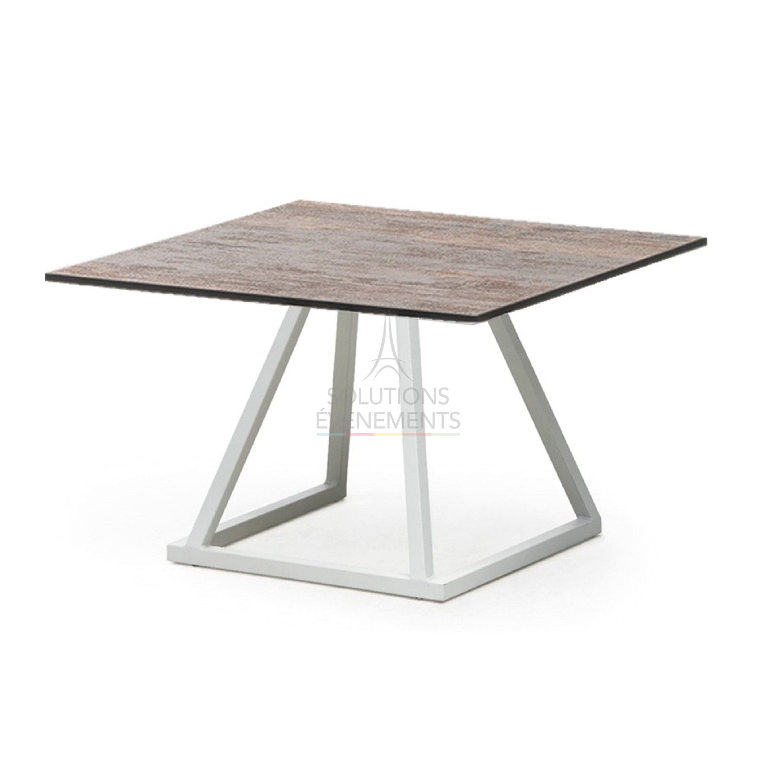 Table Basse Linea Blanc - Plateau Factory - Visuel 1