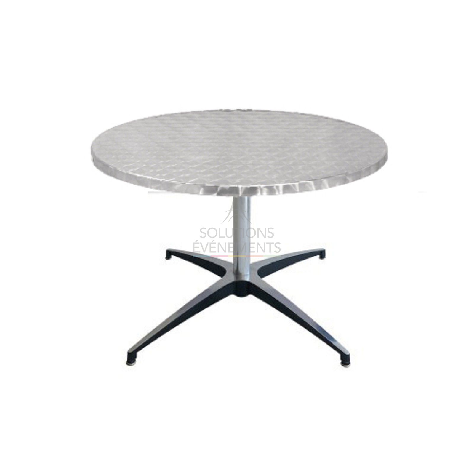 Location de table basse bistrot diamètre 60cm