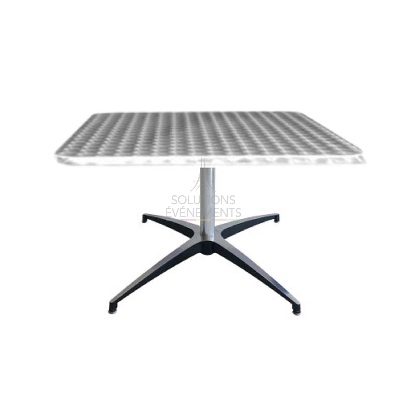 Location de table basse bistrot 70cm