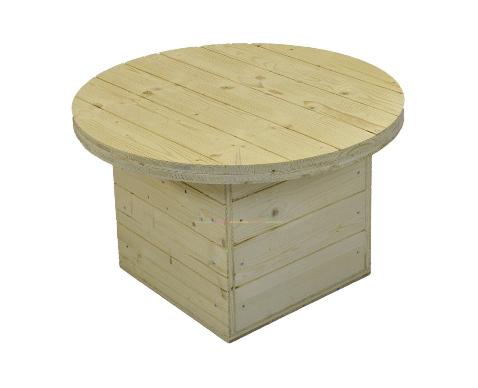 Table basse Senlis - Plateau Rond - Visuel 1
