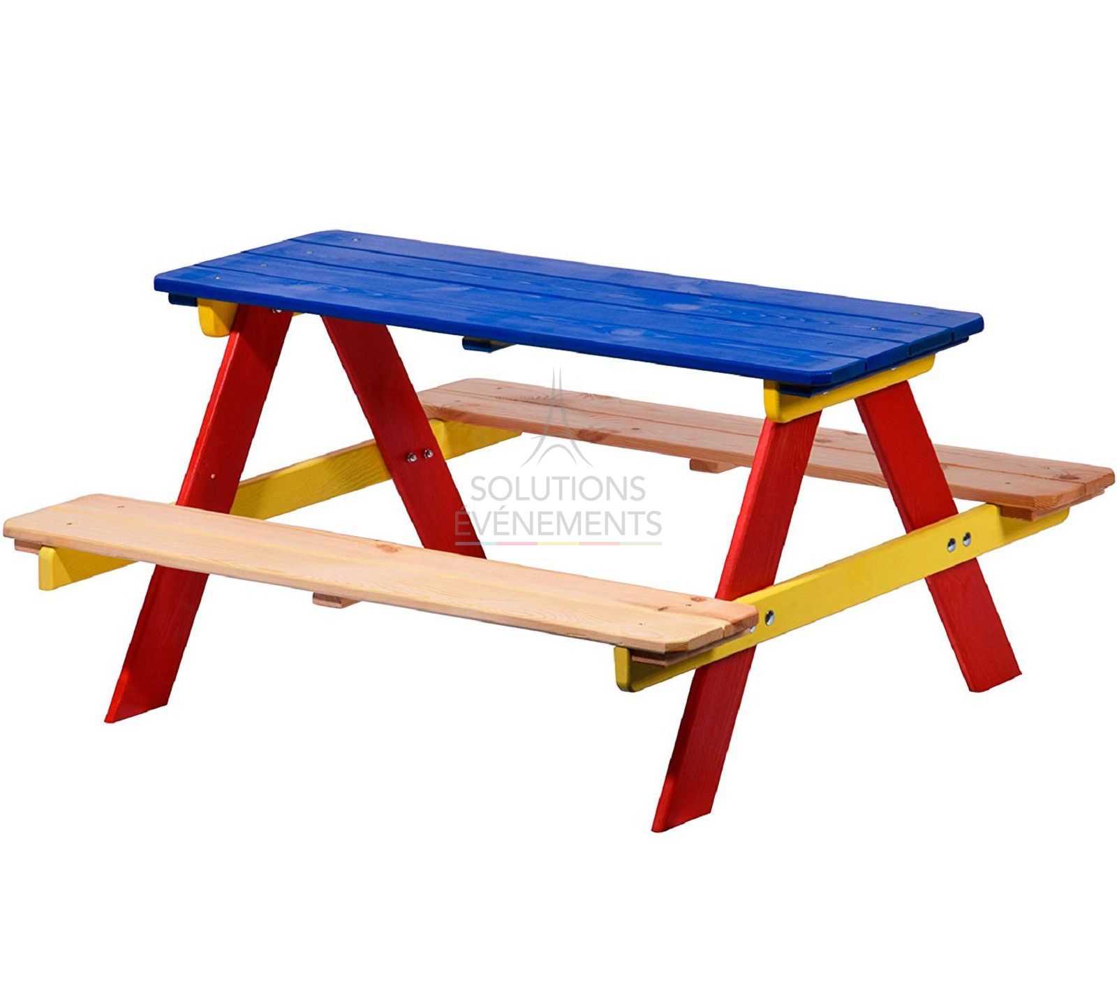 Location de table avec banc pour enfant