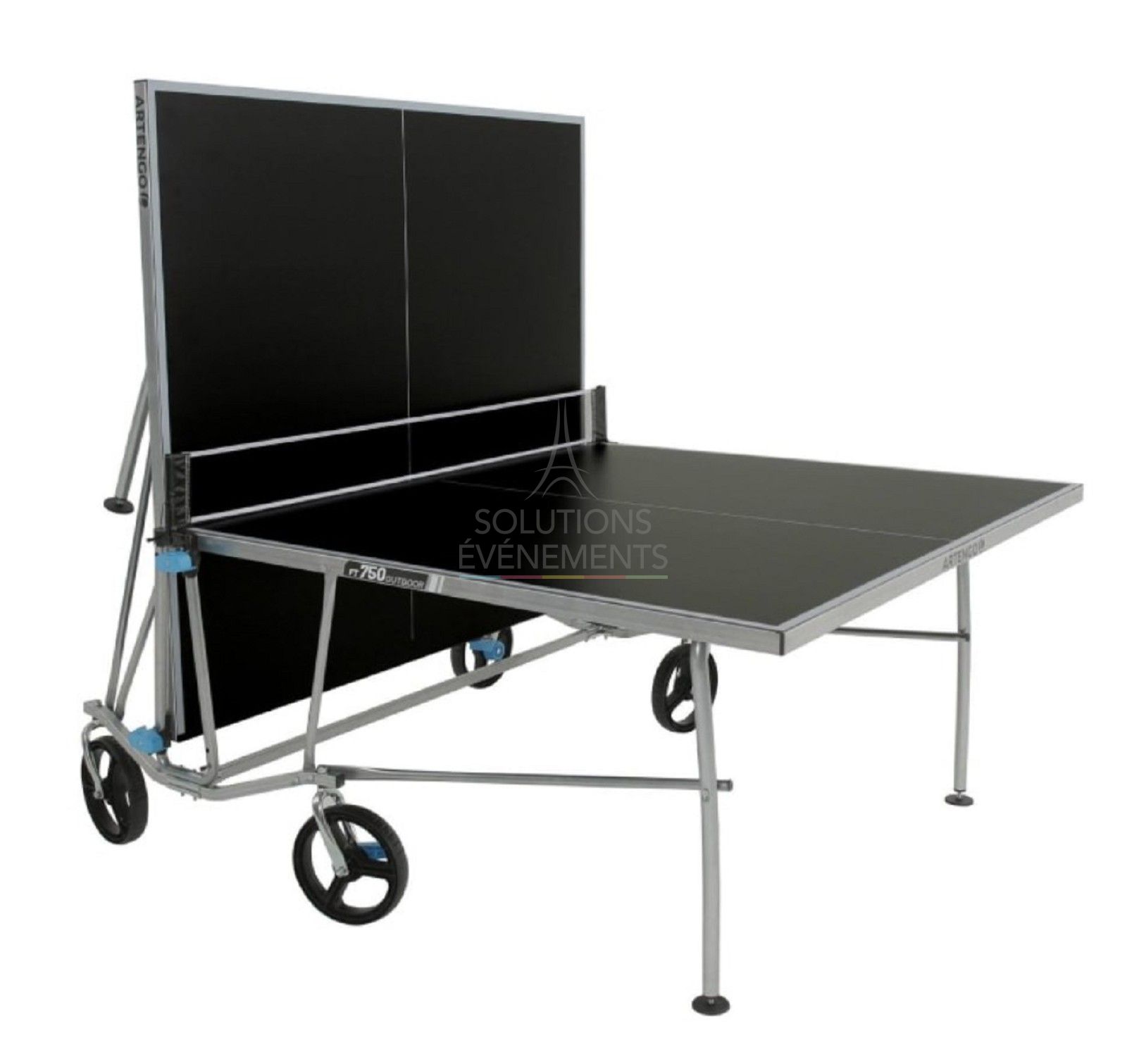 HOUSSE DE TABLE DE PING PONG POUR TABLE OUVERTE NOIRE PONGORI