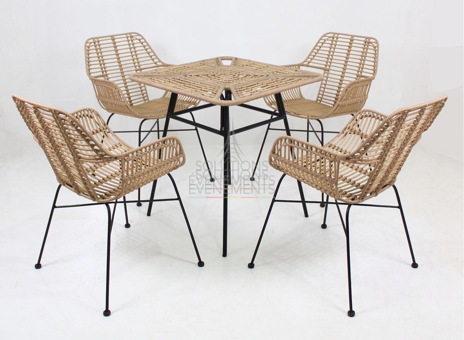 Table dinner Palm Rotin  - Visuel 3